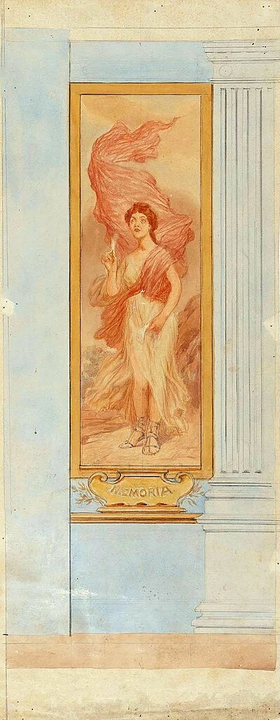 Memoria (Studio per un pannello decorativo della Biblioteca Nazionale) - Museo Nazionale di Belle Arti, Rio de Janeiro